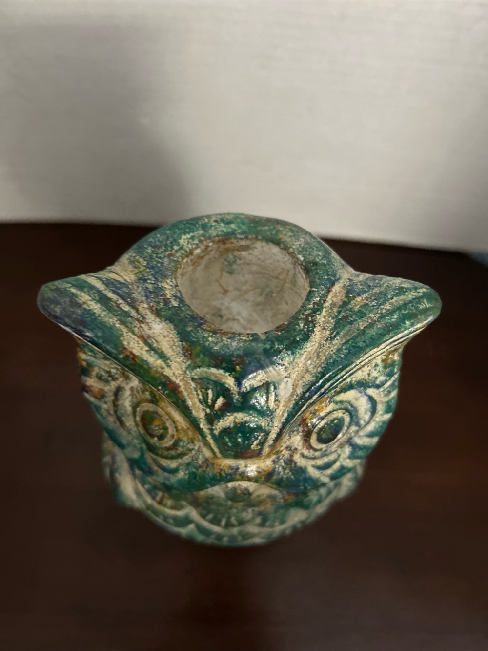 Turquoise $ Greendrip Ceramic Tealight holder- Decorative Home Accent - Picture 4 of 4